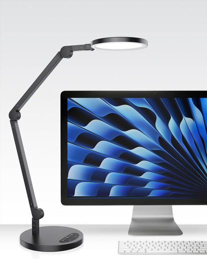 Lume Cube Edge Light 2.0 Black LED Desk Lamp