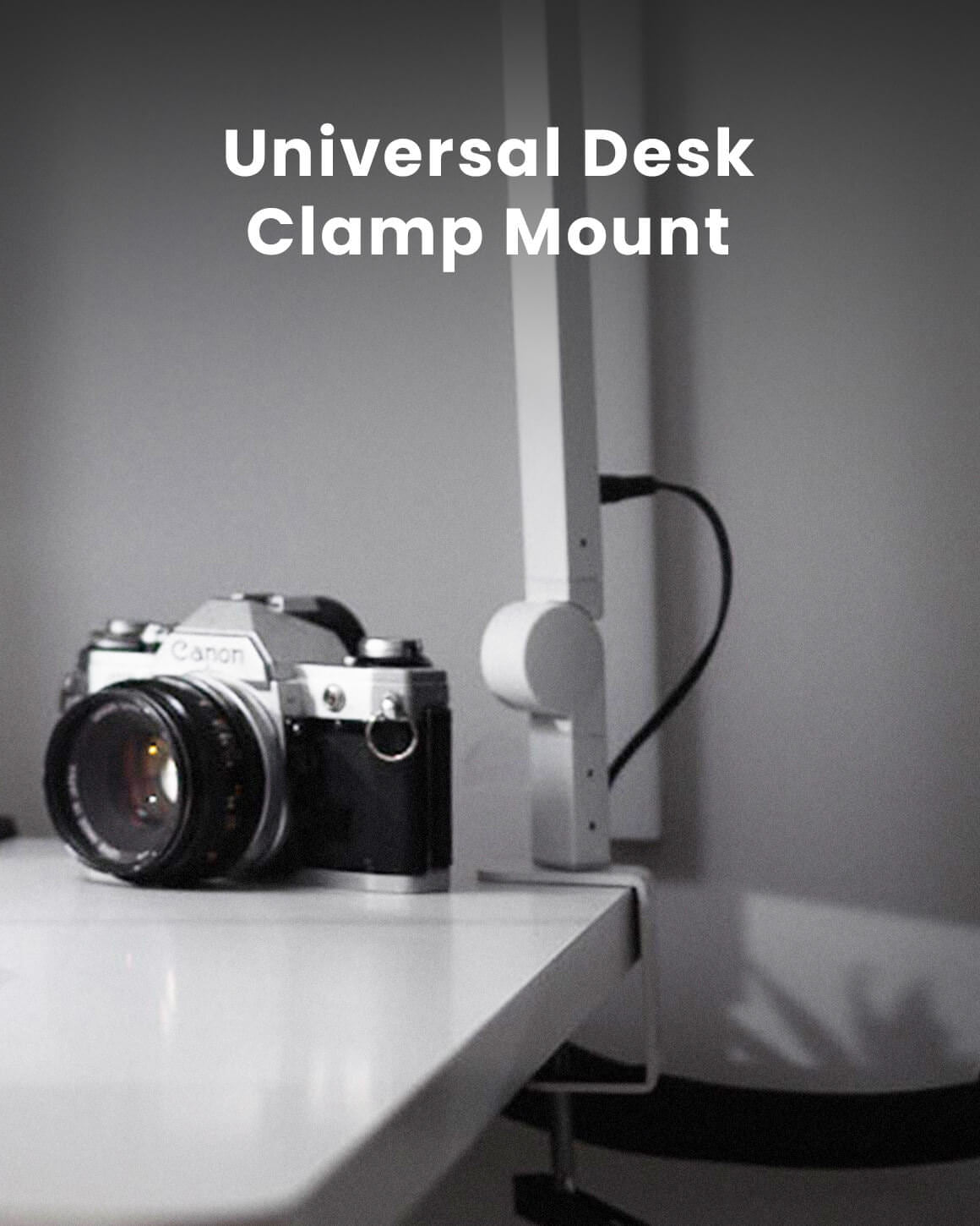 Lume Cube Edge Light 2.0 Black LED Desk Lamp