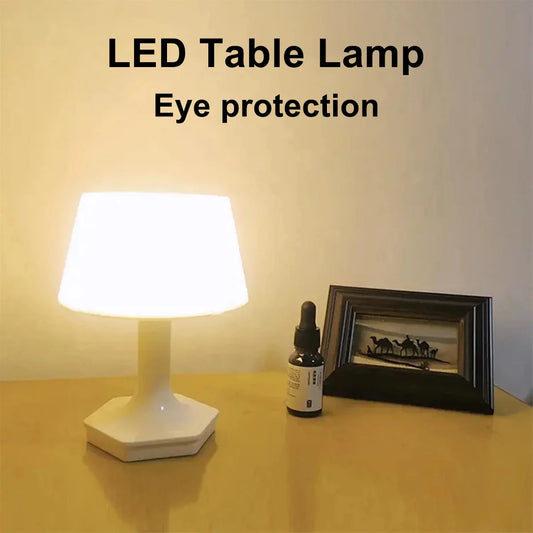 Room Desk Lamp LED Light Protect Eyes Desk Lamp Bedroom Reading Lamp Adjustable Brightness Bedroom Household Lamp Rechargeable