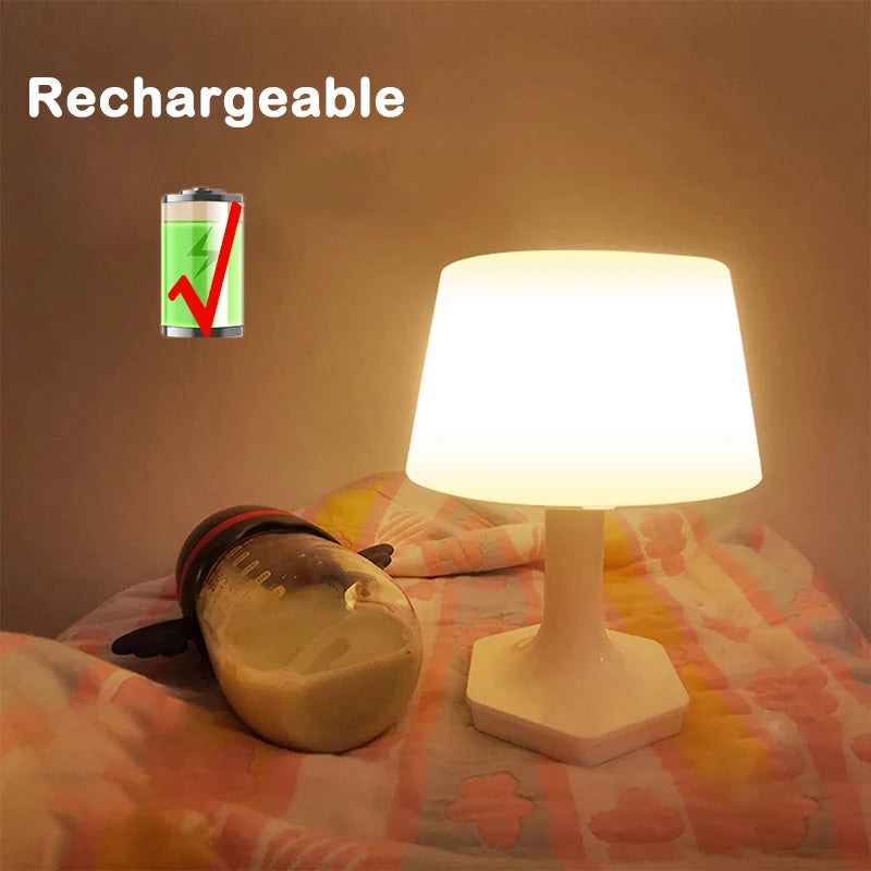 Room Desk Lamp LED Light Protect Eyes Desk Lamp Bedroom Reading Lamp Adjustable Brightness Bedroom Household Lamp Rechargeable