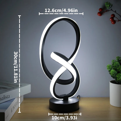 Simple and creative LED desk lamp with USB three color adjustable brightness, bedroom living room  home, office decorative light