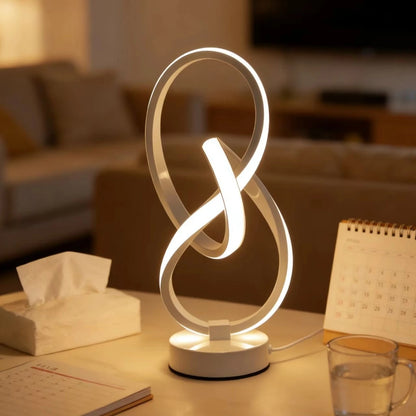 Simple and creative LED desk lamp with USB three color adjustable brightness, bedroom living room  home, office decorative light