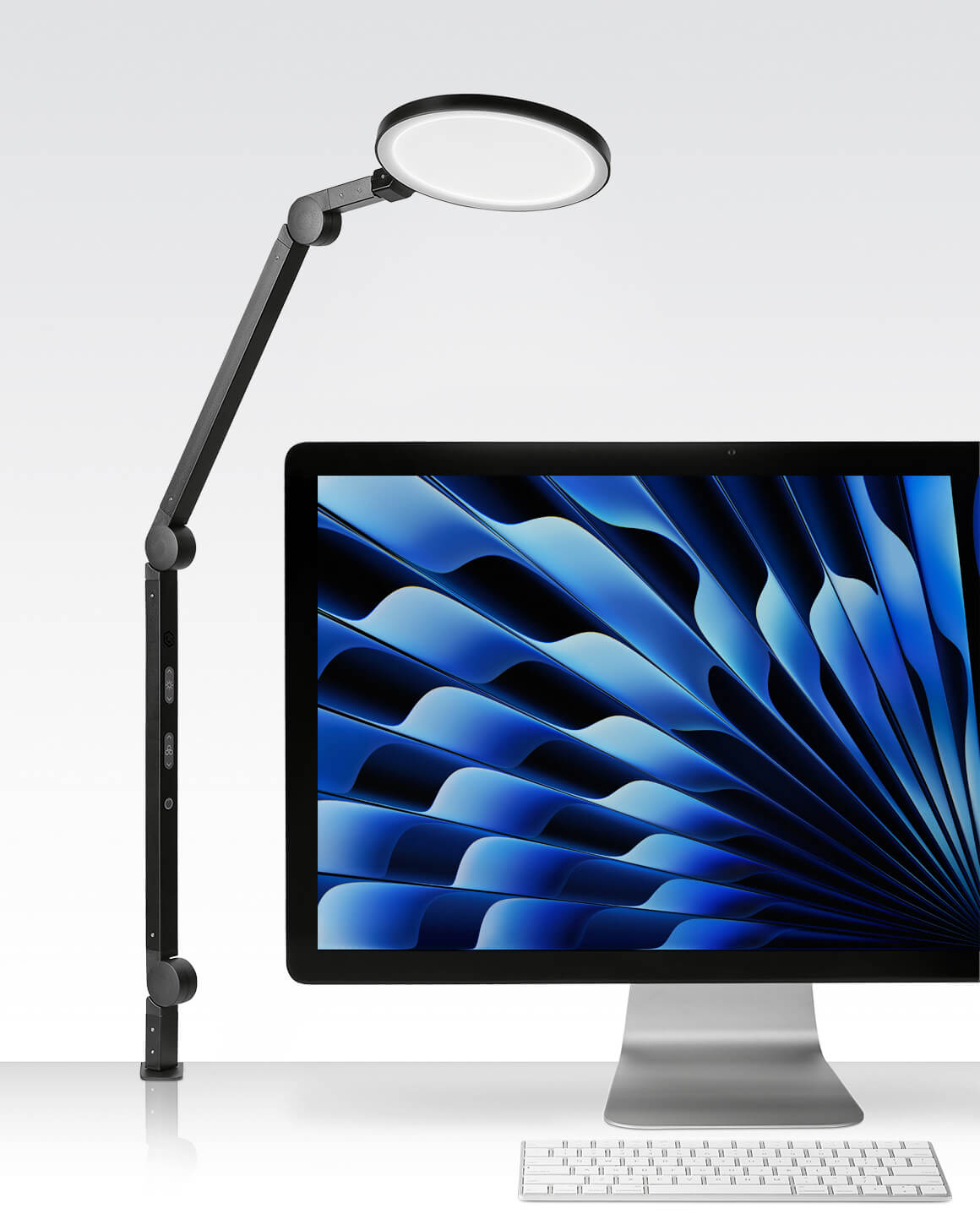 Lume Cube Edge Light 2.0 Black LED Desk Lamp