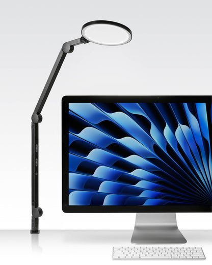 Lume Cube Edge Light 2.0 Black LED Desk Lamp